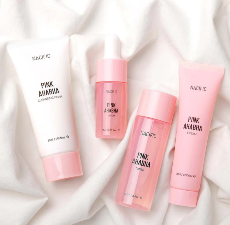 Nacific Pink AHA BHA kit.