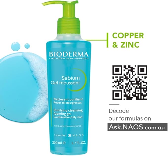 Bioderma Sebium Gel Moussant 200ml.