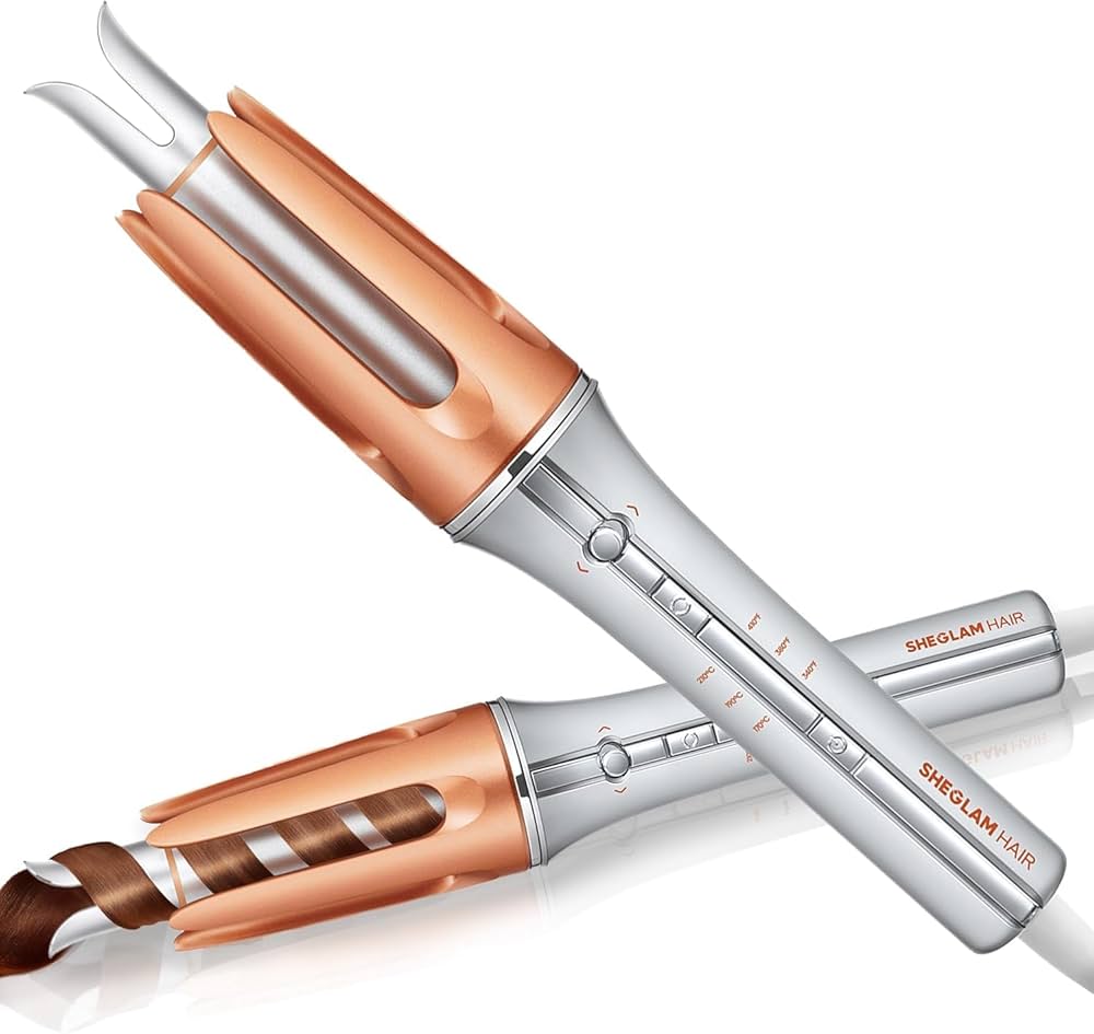 مكواة تجعيد الشعر الأوتوماتيكية من شي غلام