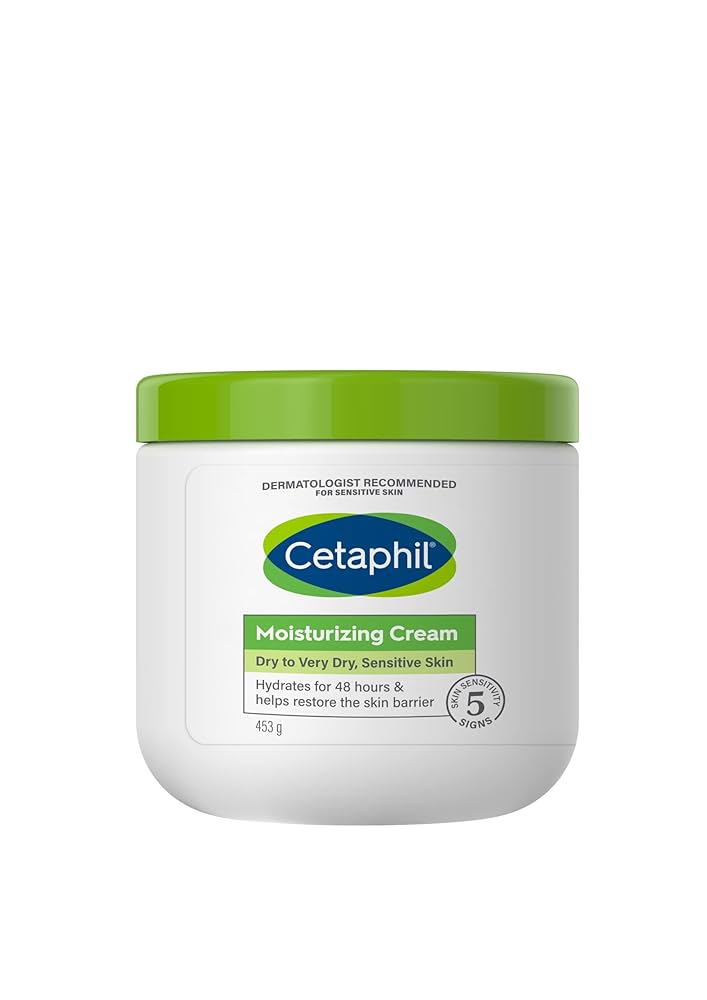 Cetaphil, Moisturizing Cream, Fragrance Free, 16 oz (453 g).