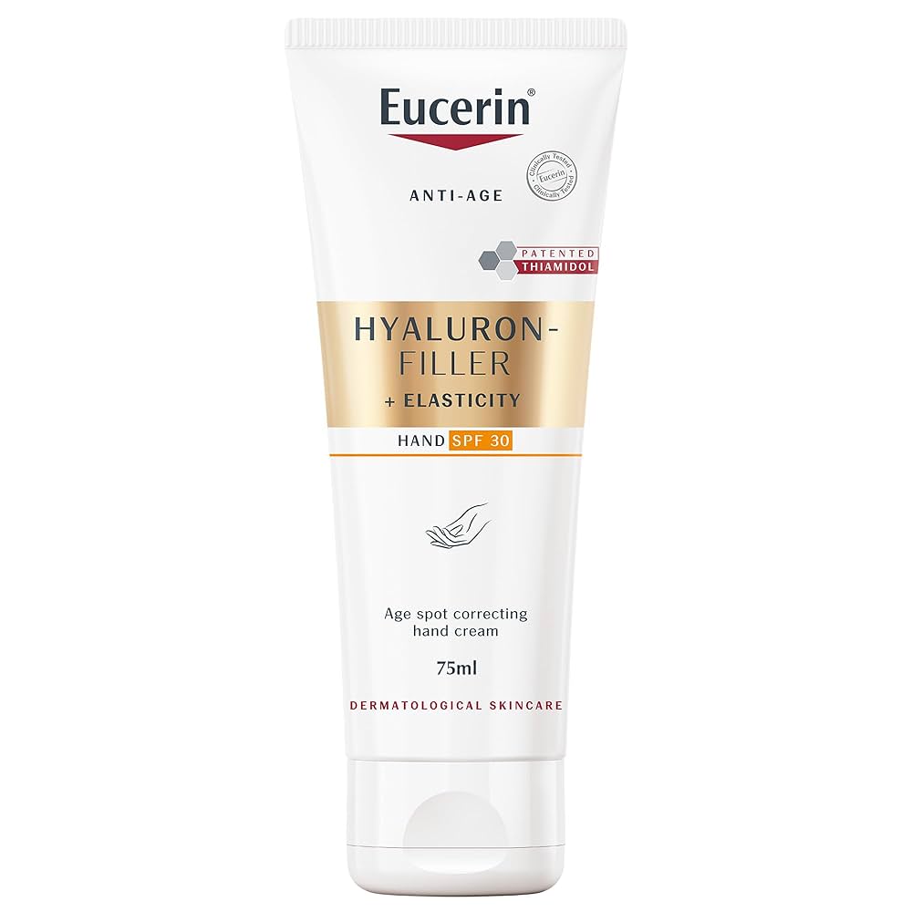 كريم اليدين Eucerin Hyaluron-Filler + Elasticity لتصحيح بقع التقدم في السن مع عامل حماية من الشمس 30 - 75 مل