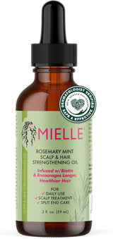 Mielle Scalp & Hair Strengthening Rosemary Mint Oil.