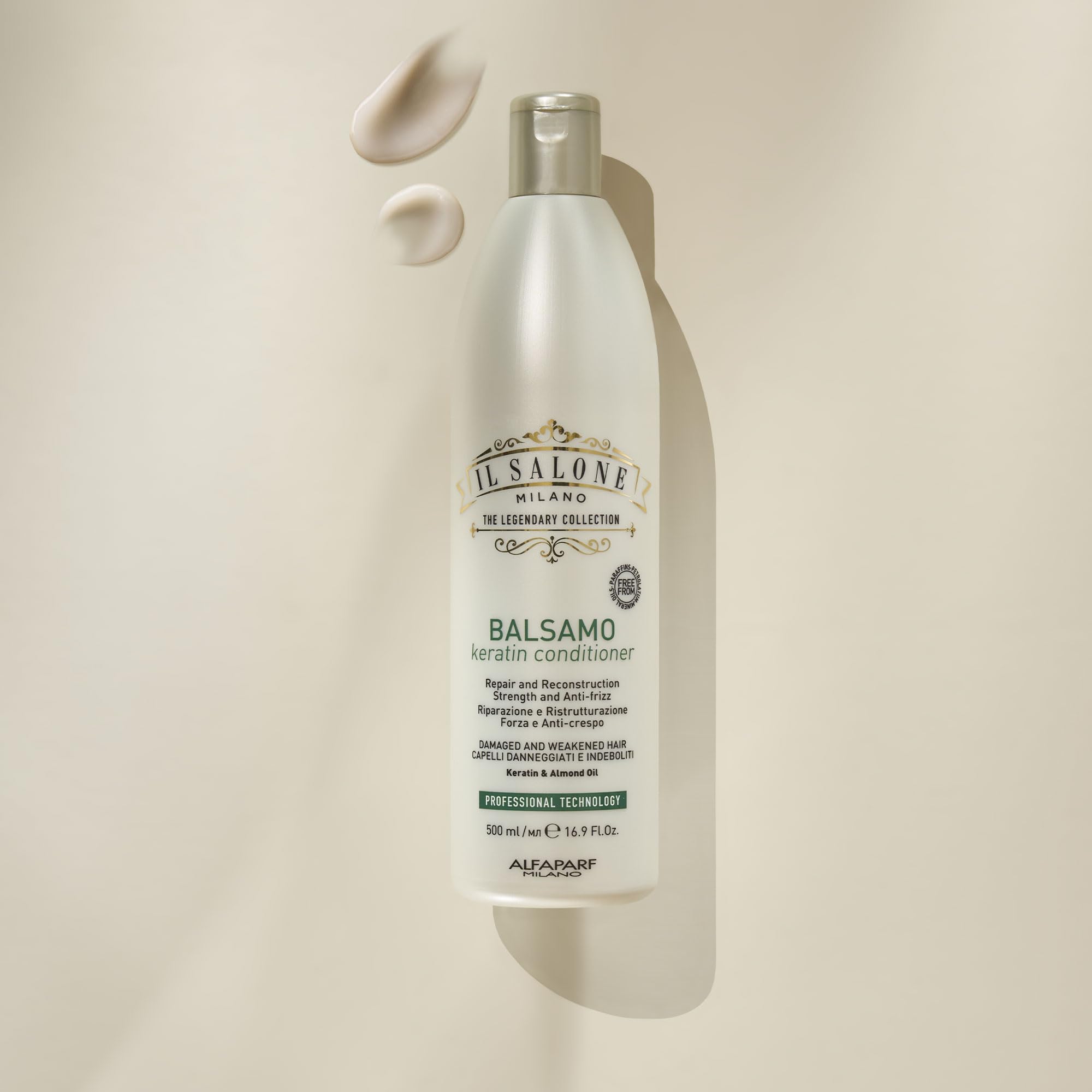 IL Salone Milano The Legendary Collection Keratin Shampoo + Conditioner 500ml.