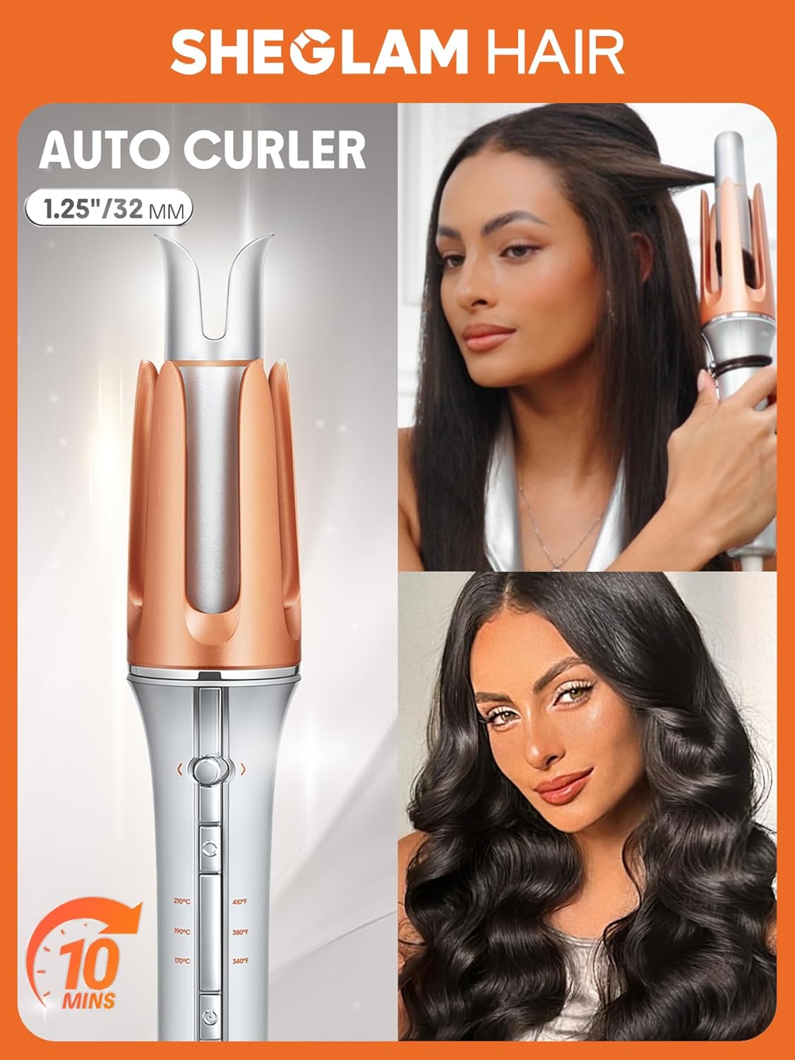SHEGLAM It-Curl One-Touch Instant Curler - 1.25" / 32 mm