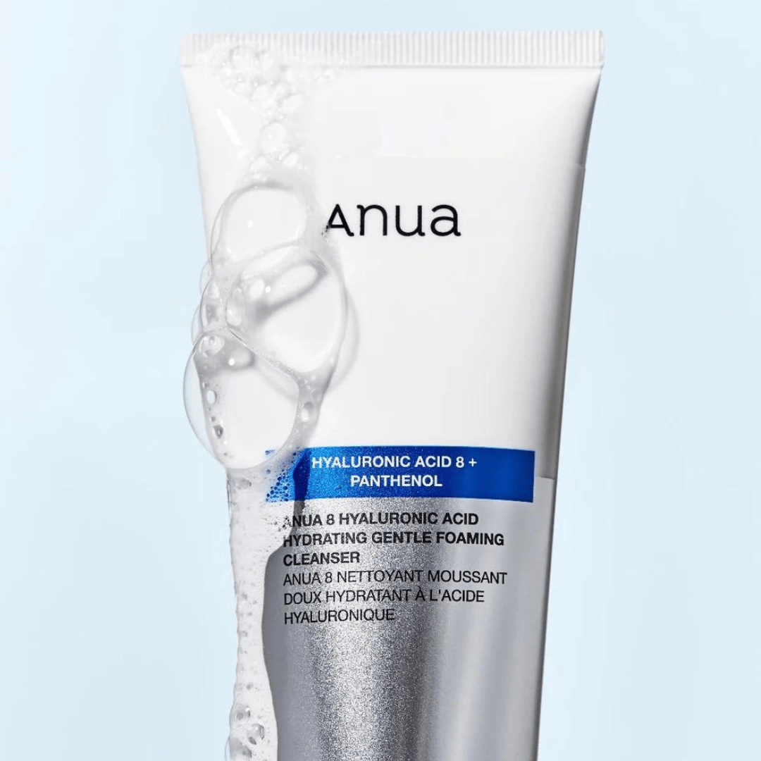 Anua 8 Hyaluronic Acid Hydrating Gentle Foaming Cleanser - 150 ml.
