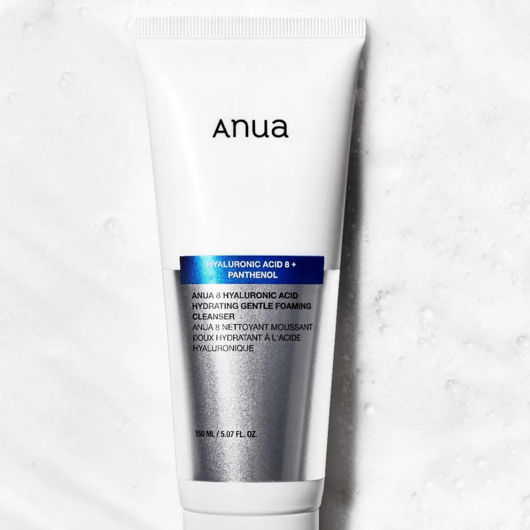 Anua 8 Hyaluronic Acid Hydrating Gentle Foaming Cleanser - 150 ml.