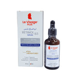 سيروم لو فيزاج بلس ريتينول بي 3 المضاد للشيخوخة يقلل الخطوط الدقيقة والتجاعيد - 75 مل