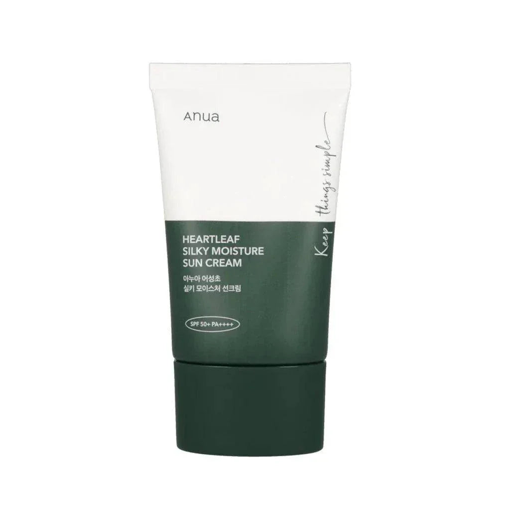 Anua Heartleaf Silky Moisture Sunscreen SPF50+ - 50 ml.