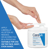 كريم سيرافي المرطّب مع مضخة للبشرة الجافة – بالسيراميدات وحمض الهيالورونيك (454 جم)