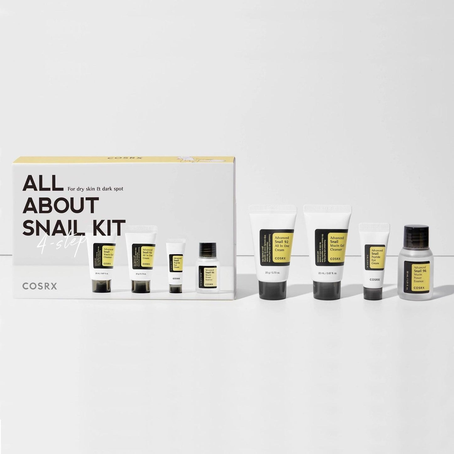 Cosrx All About Snail Kit.
