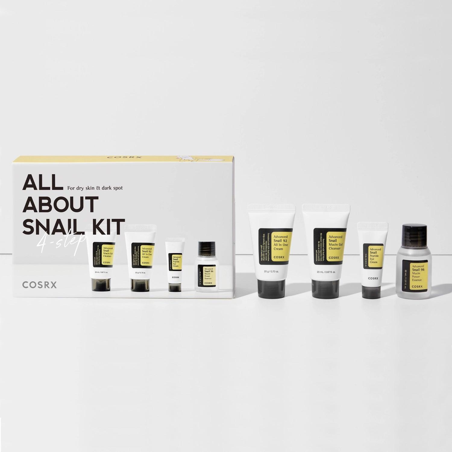 Cosrx All About Snail Kit.