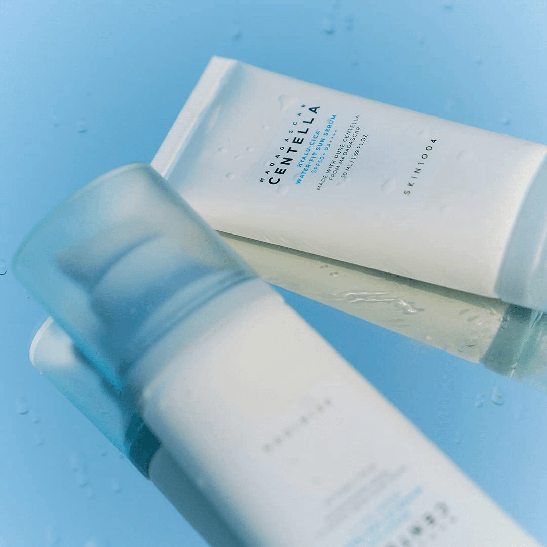 Skin1004 Madagascar Centella Hyalu-Cica Water-Fit Sun Serum (SPF50+ PA++++) - 50 ml x 2.