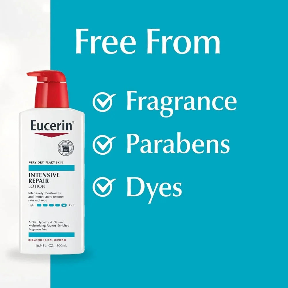 Eucerin Intensive Repair Lotion for Very Dry, Rough Skin – 500ml.