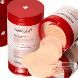 Medicube Red Succinic Acid Peeling Pad - 70 Pads.