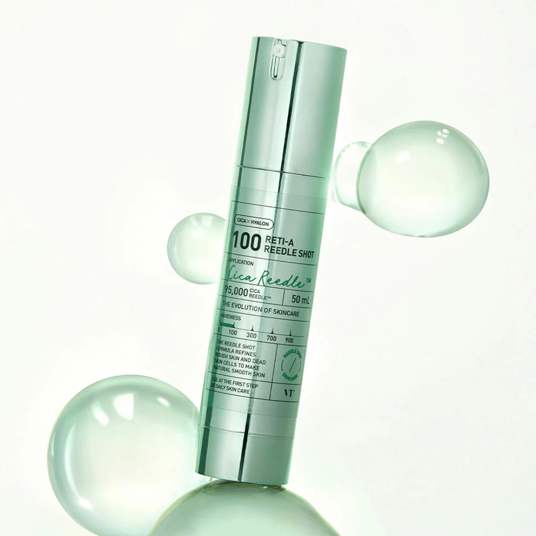 VT COSMETICS CICA Reedle Shot 100 Essence – Daily Face Essence with Centella, Hyaluronic Acid & Green Propolis – For All Skin Types.