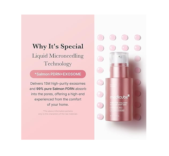Medicube PDRN Pink Collagen Exosome Shot 7500 Serum - 30ml.