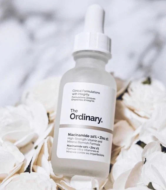 Niacinamide 10% and Zinc 1% The Ordinary Serum.