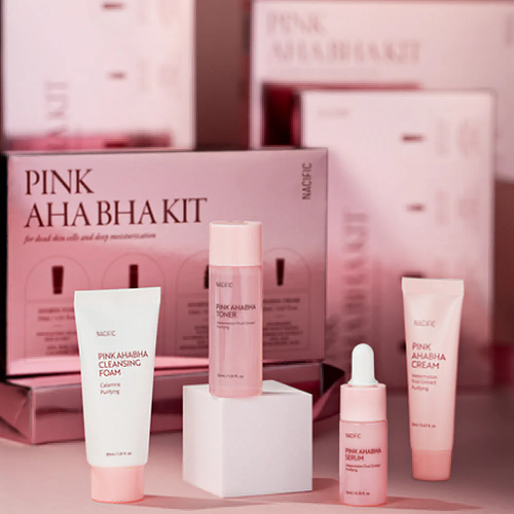 Nacific Pink AHA BHA kit.