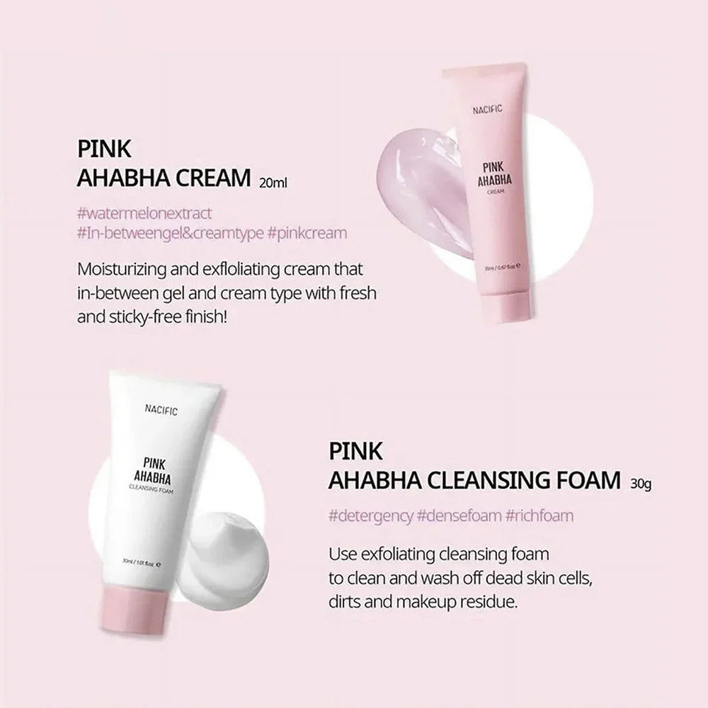Nacific Pink AHA BHA kit.