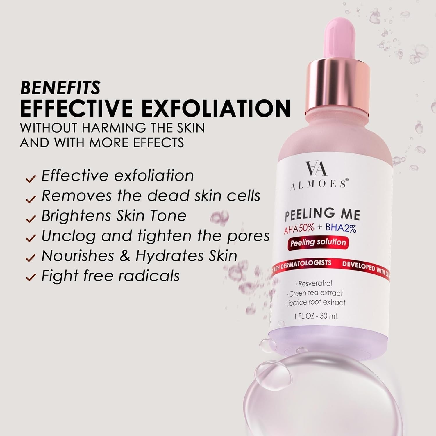 Almoes - Peeling Me Serum - 30ml.