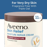 Aveeno Skin Relief Intense Moisture Repair Body Cream - Fragrance-Free 11 oz.