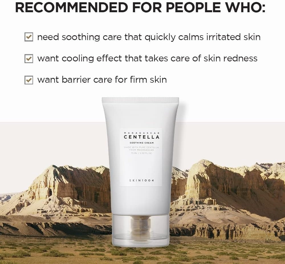 SKIN1004 Madagascar Centella Soothing Cream 75ml.