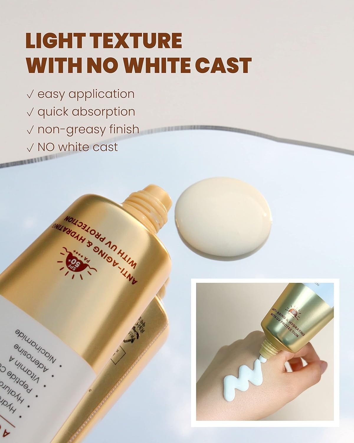 K-SECRET Collagen Boosting Secret Sun Lotion.