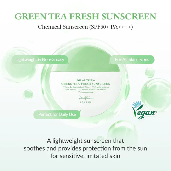Dr. Althea - Green Tea Fresh Sunscreen 45ml.