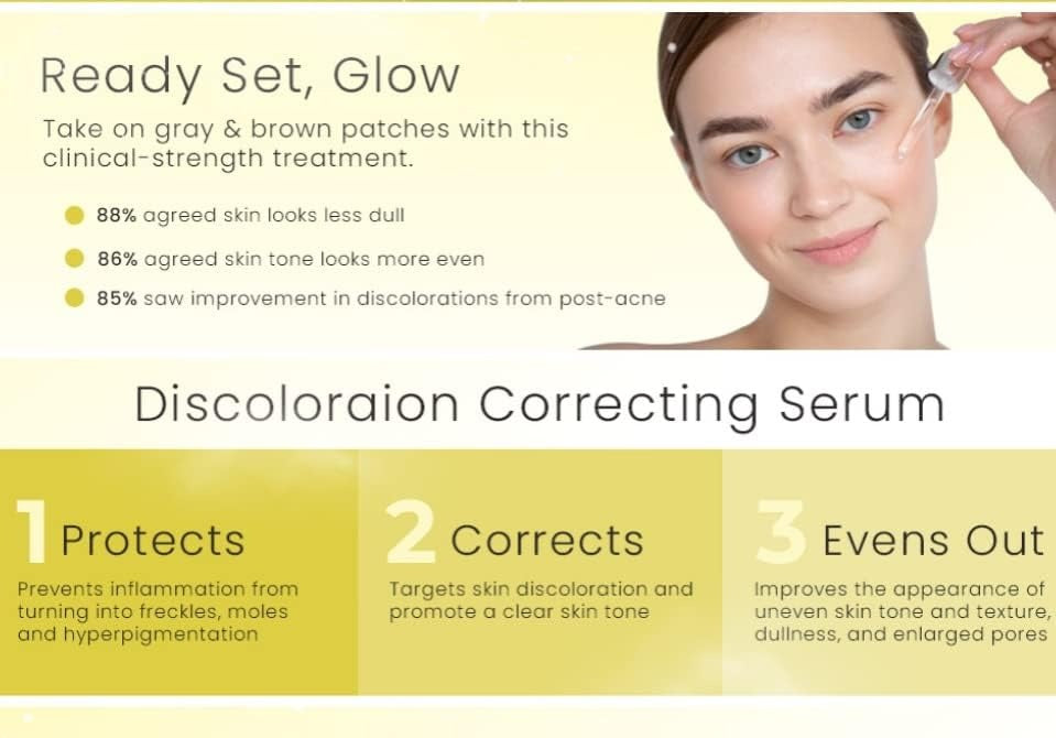 Almoes Discoloration Repair Kojic Acid Serum with Vitamin C 30 ml.