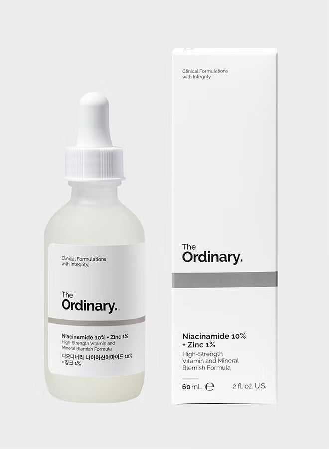 Niacinamide 10% and Zinc 1% The Ordinary Serum.