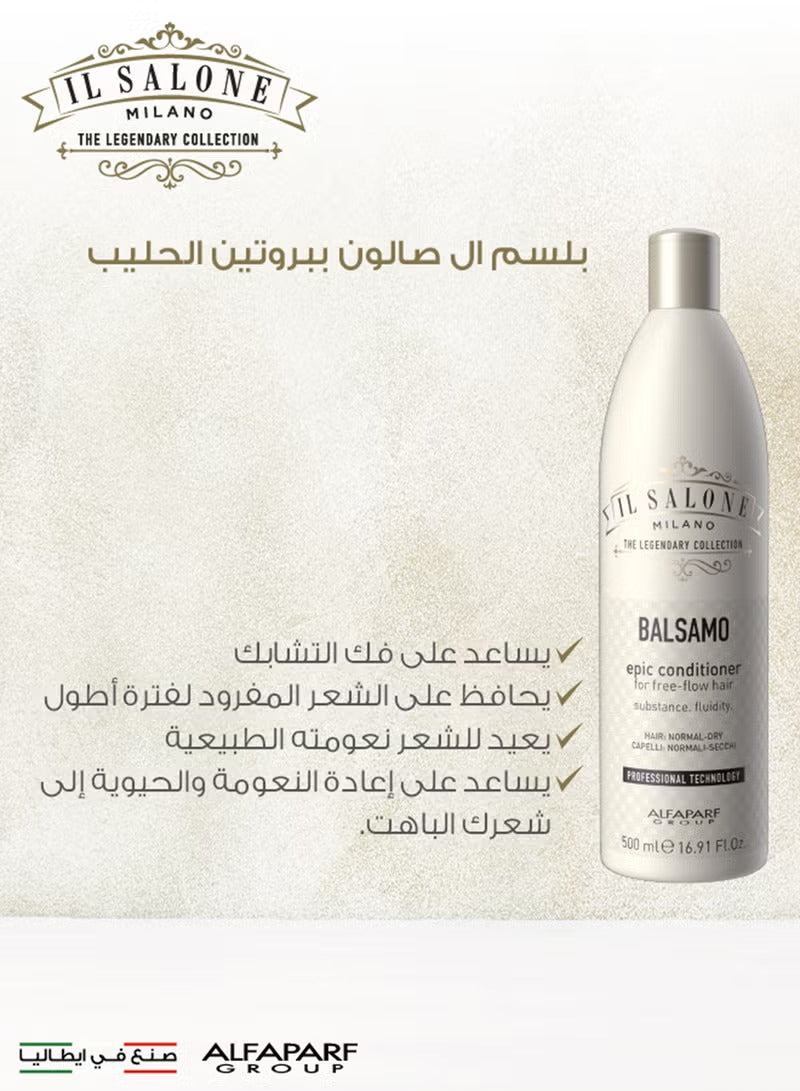 IL Salone Milano The Legendary Collection Keratin Shampoo + Conditioner 500ml.