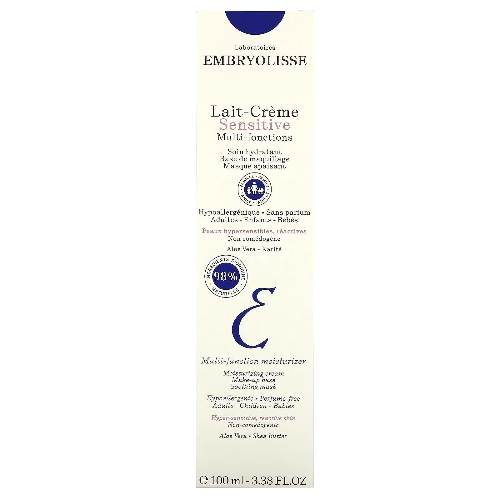 Embryolisse Lait Creme Sensitive 100ml.
