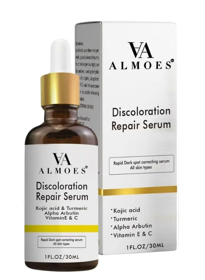 Almoes Discoloration Repair Kojic Acid Serum with Vitamin C 30 ml.