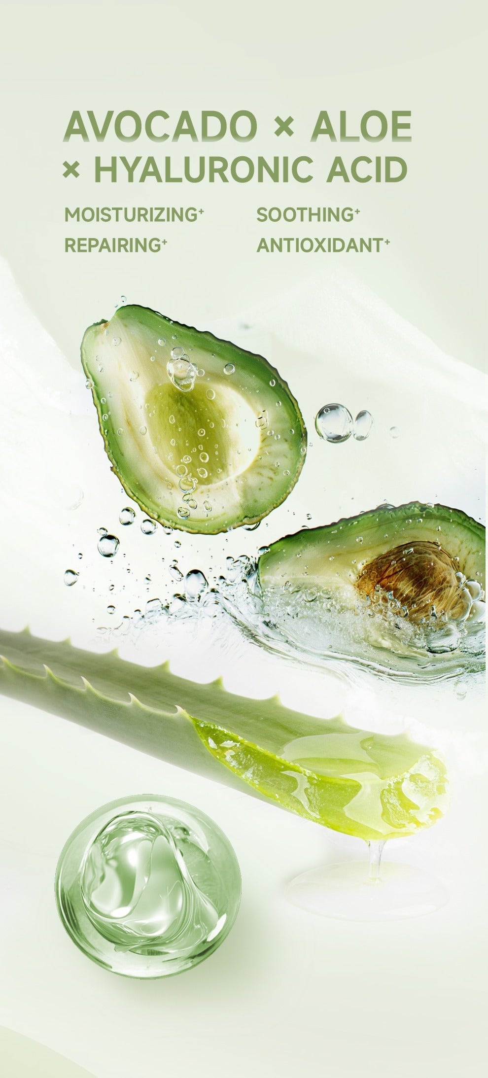 Avocado & Hyaluronic Acid Makeup Meltaway Cleansing Balm for all Skin type.