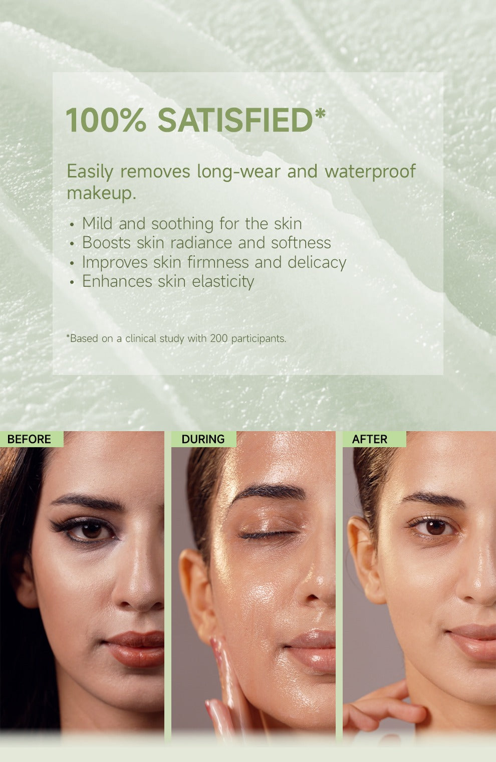 Avocado & Hyaluronic Acid Makeup Meltaway Cleansing Balm for all Skin type.