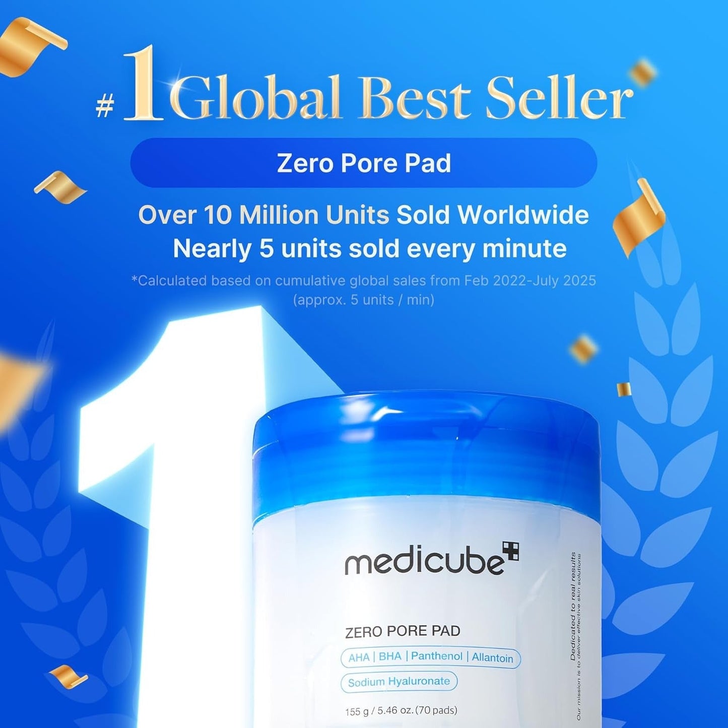 وسادات Medicube Zero Pore 2.0 مع AHA وBHA والبانثينول والألانتوين وهيالورونات الصوديوم