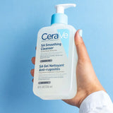 غسول CeraVe SA Smoothing للبشرة العادية، الجافة والخشنة – 236 مل