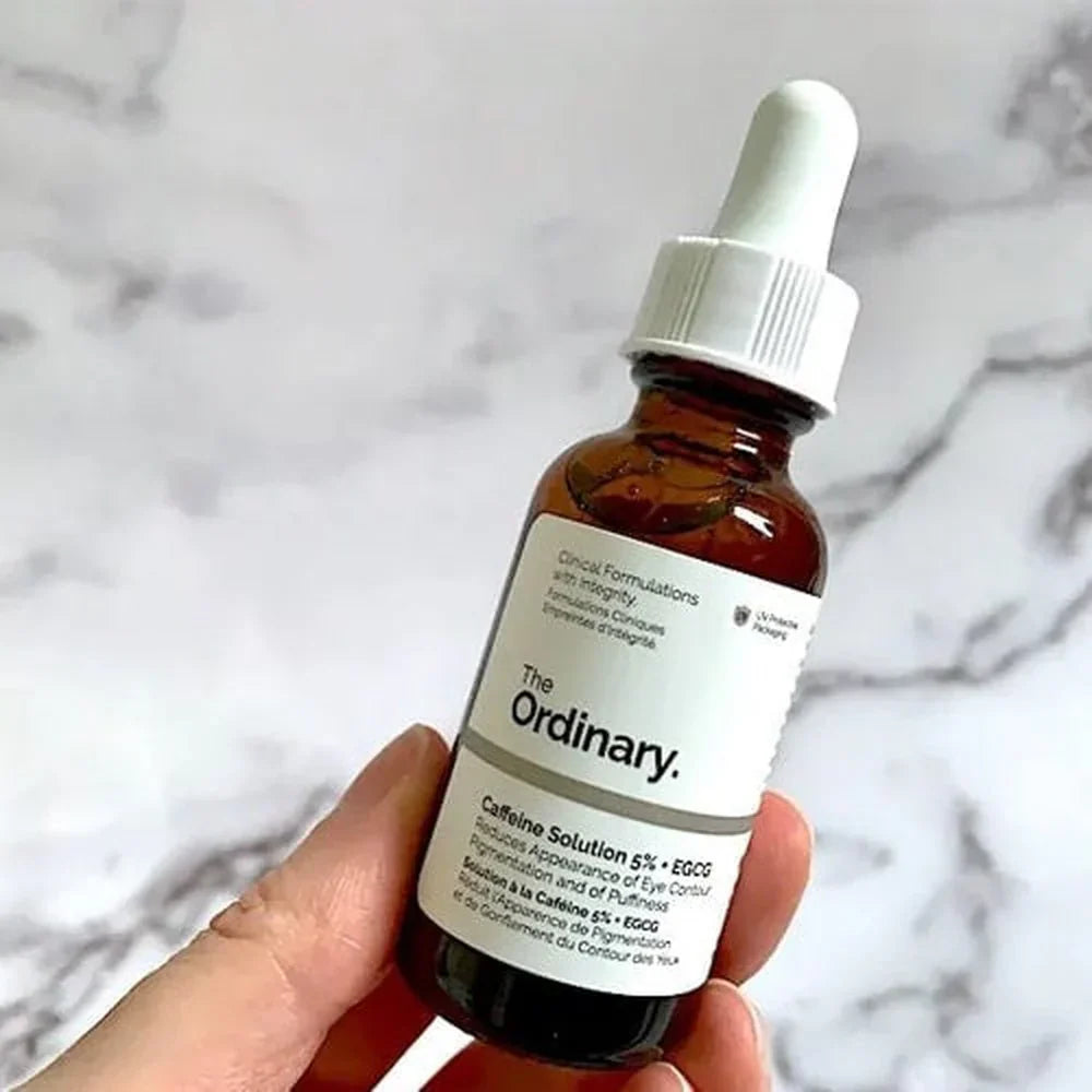 The Ordinary Caffeine serum for circles.